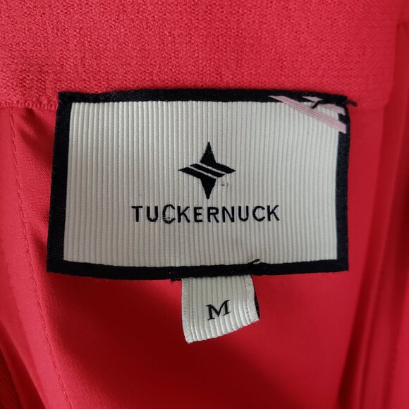 Tuckernuck Marin Top Coral Pink Flowy Strapless Crepe Womens Size Medium - Picture 7 of 9